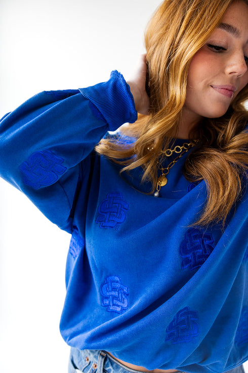 SD State Ritter Repeat Lantern Sleeve Crew